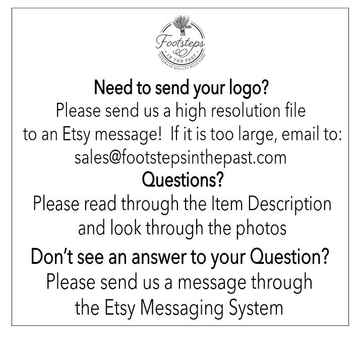 Hanging business sign custom shop plaque, your logo graphic or personalized on white solid wood outdoor indoor shabby chic office