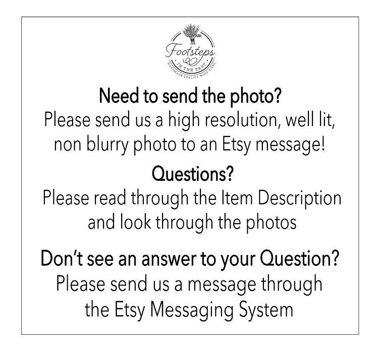 Photo on Wood Round Circle Custom Your Photo Printed Large Rustic Personalized Custom Gift Idea Wood Print Wood Photo Home Decor USA