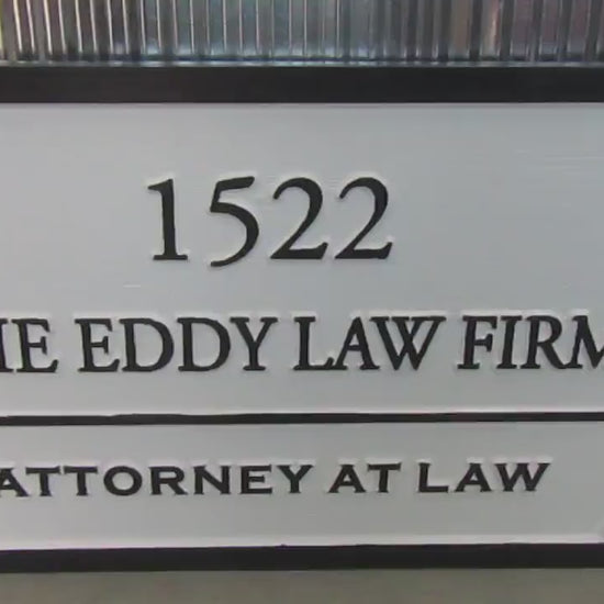 Custom Wood Sign Law Firm Indoor Address Attorney At Law Outdoor Wooden Engraved Large Routed Thick Wooden Sign Commerical Signage