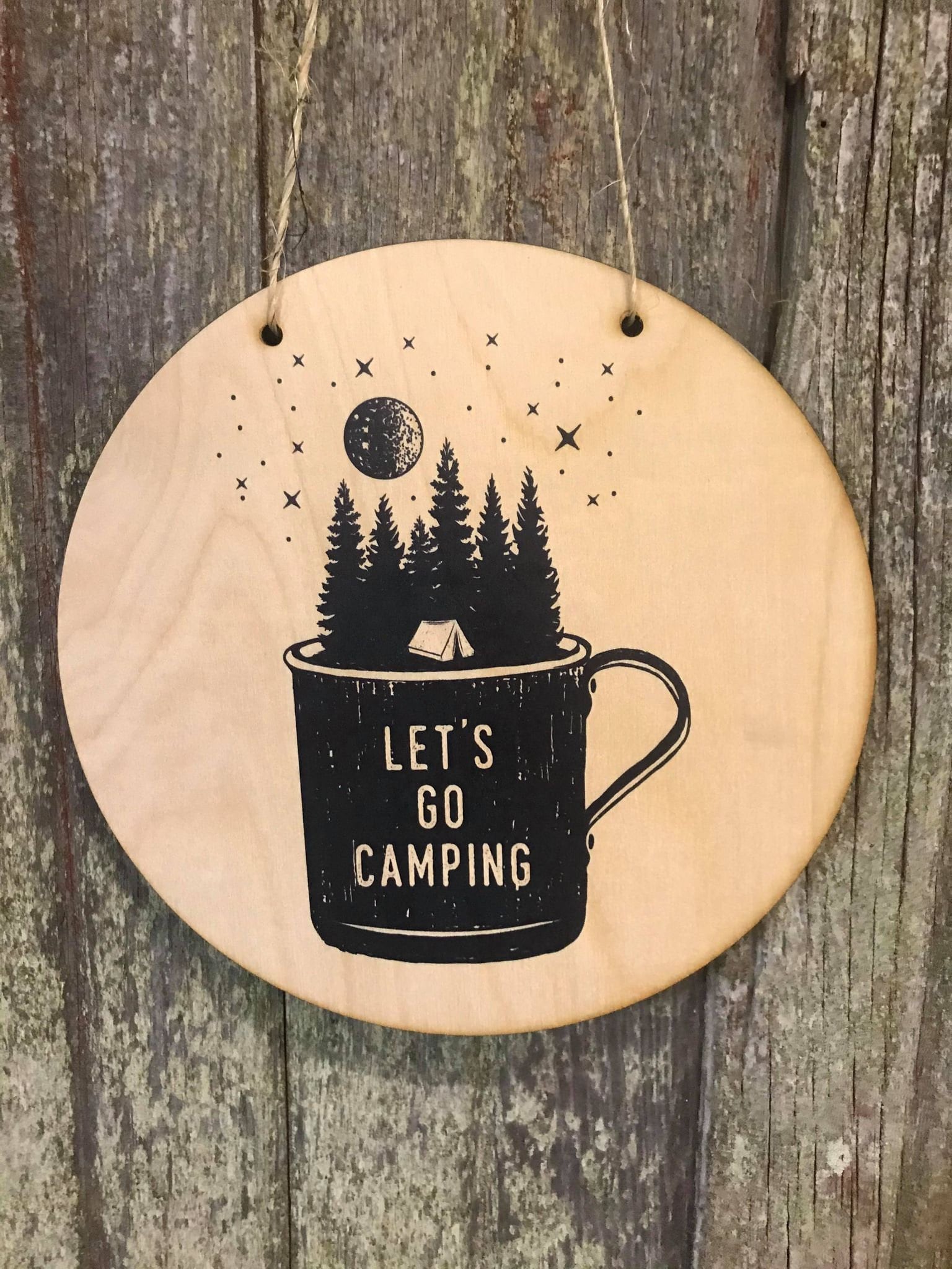 Lets Go Camping Coffee Mug