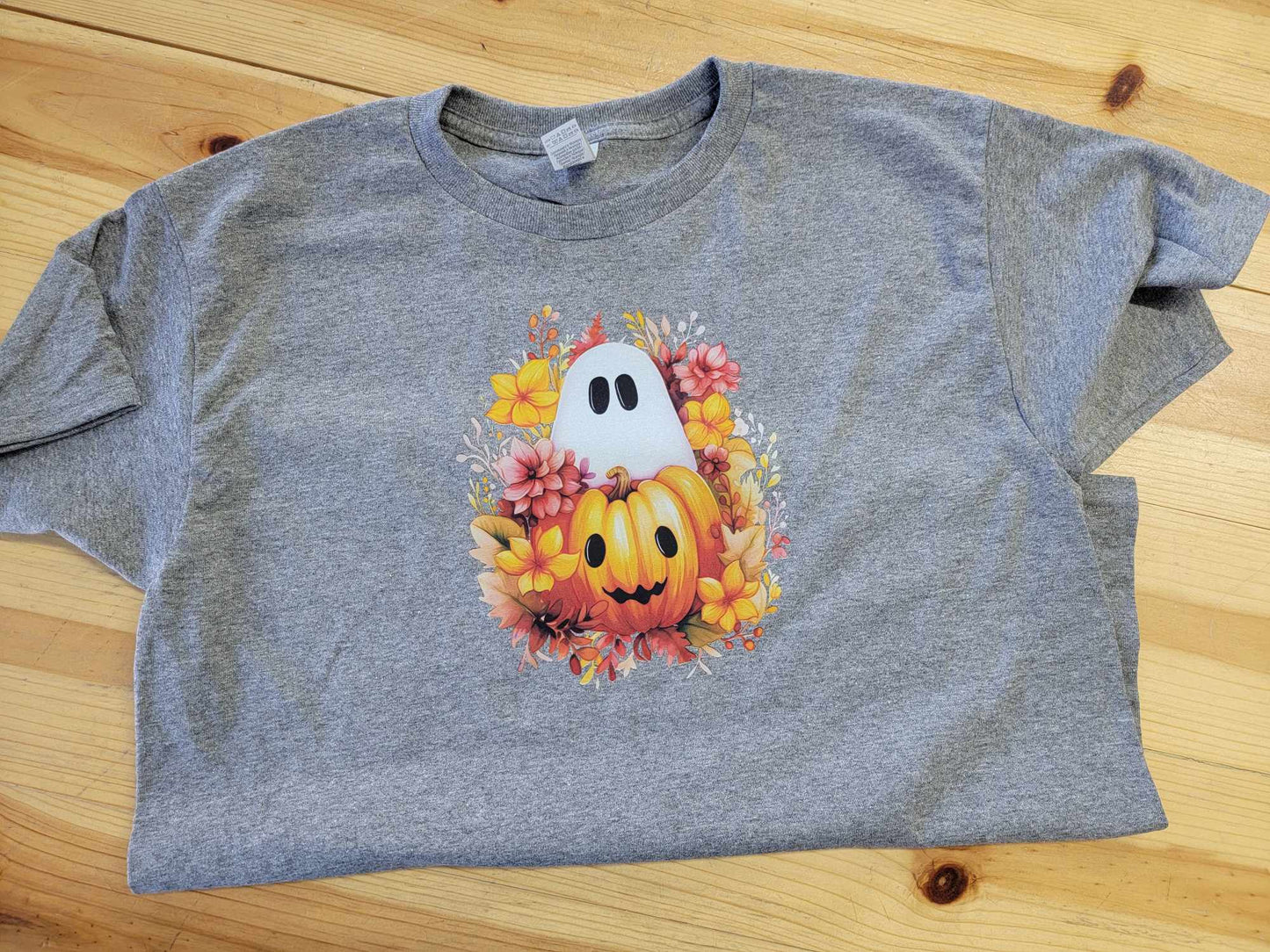 Ghost Flower Jack-o-Lantern Shirt