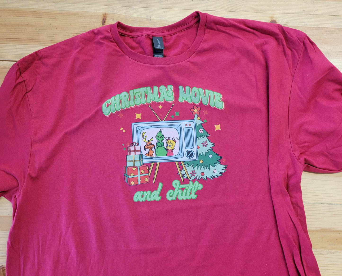 Christmas Movie and Chill Grinch Shirt