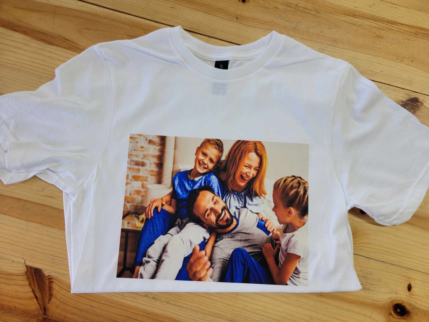 Custom Your Family Photo on Shirt