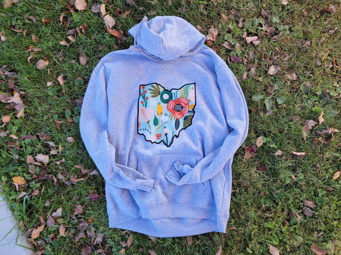 Floral Ohio Hoodie