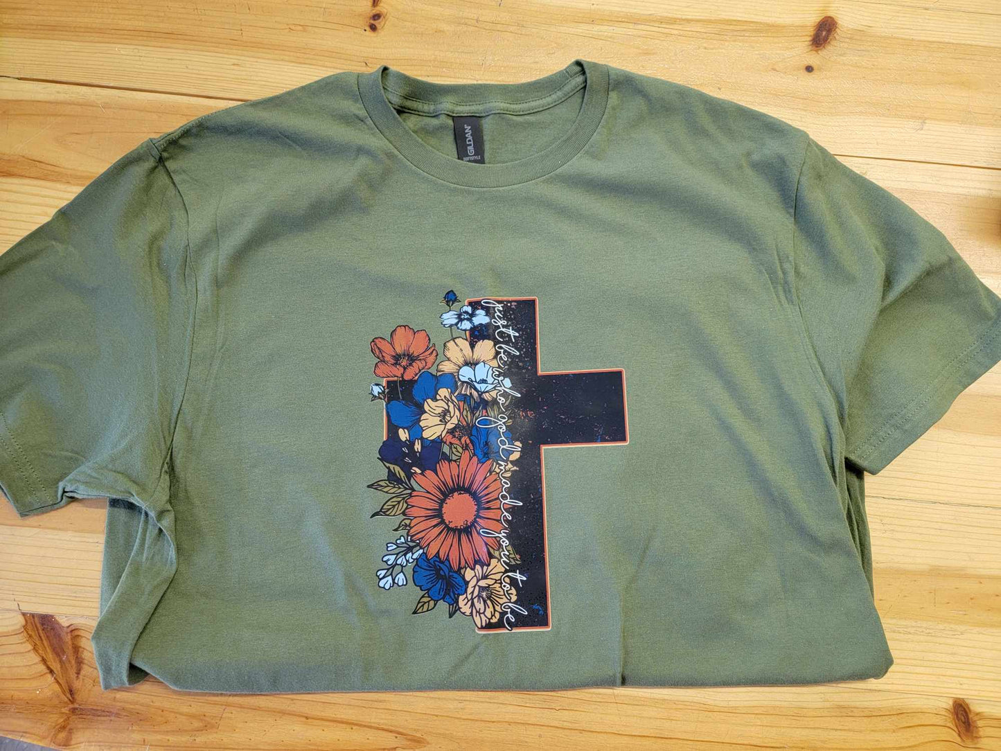 Cross with Flowers Shirt