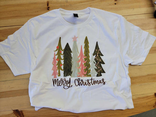 Merry Christmas with Trees Shirt