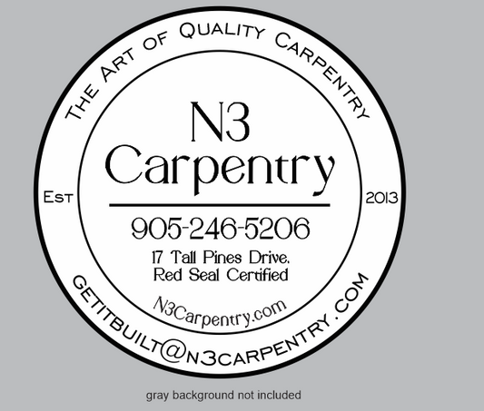 Custom PVC UV Printed Sign for N3 Carpentry