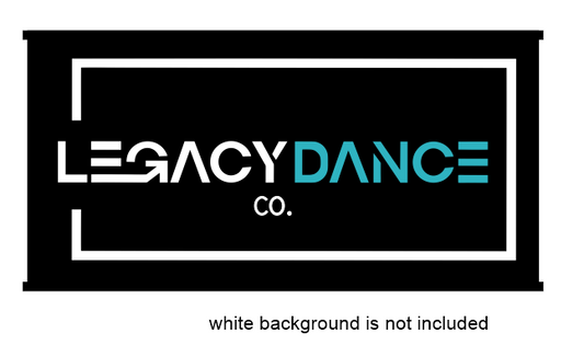 Custom laser cut sign for Legacy Dance