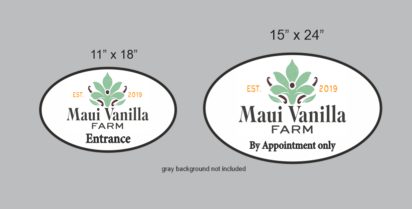 2 Custom PVC UV Printed Signs for Clay Rogers