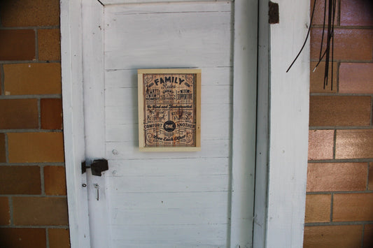 Family Rules List Wood Sign Honest Blessings Supportive Wall Hanging Decoration Standards Principles Farmhouse Rustic Code Print