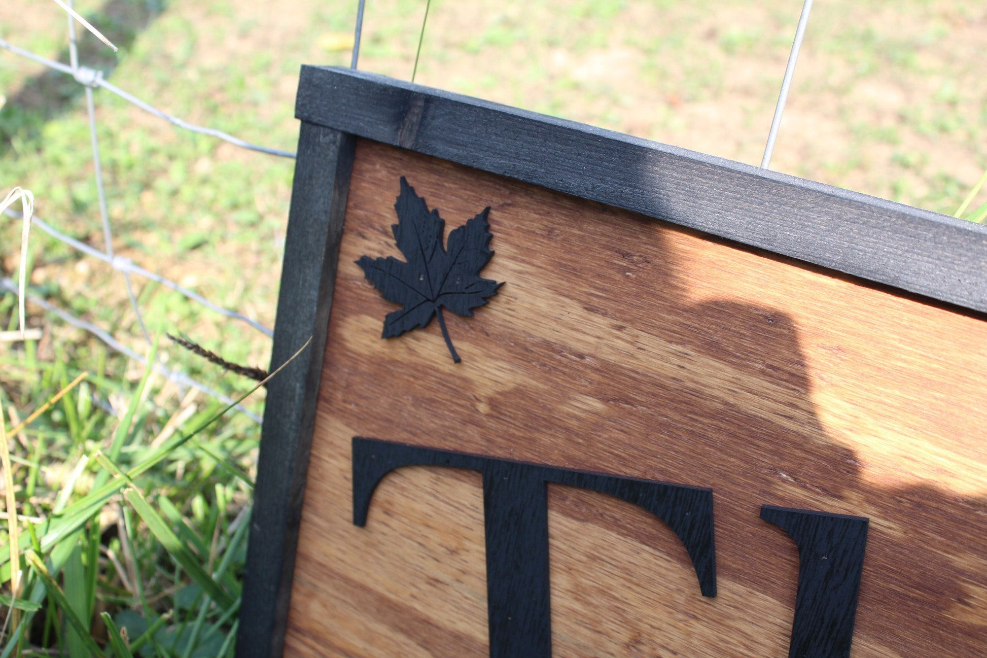 Maple Syrup Funny Wooden Sign - 6x16 Inch Rustic Decor Plaque For Office Desk, Home Shelf & Farmhouse Gifts