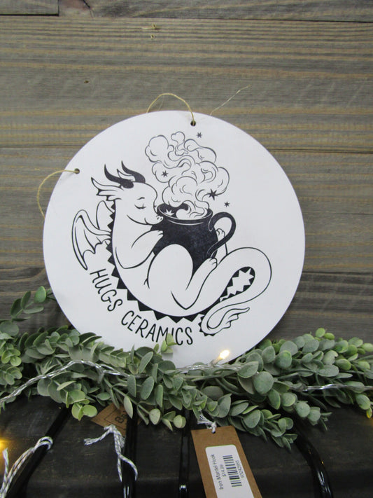 Coffee shop custom sign printed direct to wood. personalized with your logo great for your store front or behind register