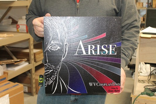 Small Business Sign Logo Your Actual Logo Square Hanging Sign Art Design Booth Custom Square Personalized Wall Art Color Wood Print