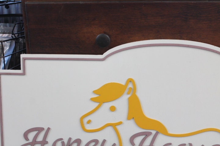 Farm Homestead Commerical Signage Horse Barn Handmade Sign Business Signage Contour 3D Custom Indoor Outdoor Small Business Laser Cut Wood