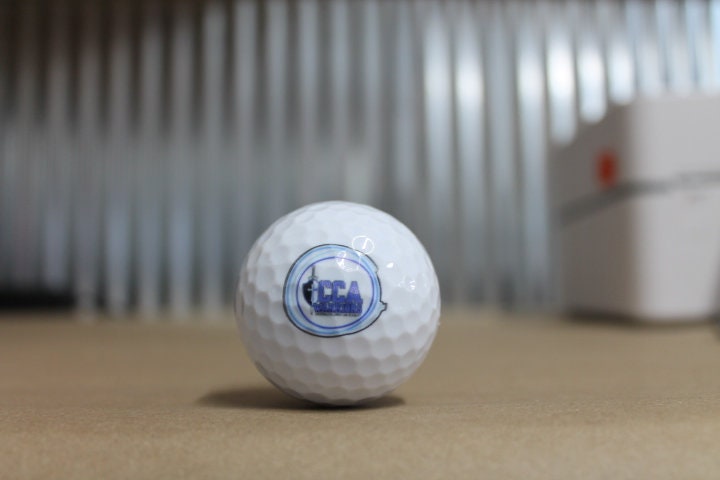 Christian Academy CCA Warriors School Logo Local Ohio Set Wholesale bulk Custom Golf Balls Golfer Sport Logo Printed Set Bulk Club Clubhouse