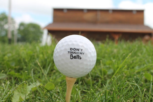 Dont Touch My Fathers Day Gift Set Wholesale bulk Custom Golf Balls Golfer Sport Printed Set Bulk Club Clubhouse