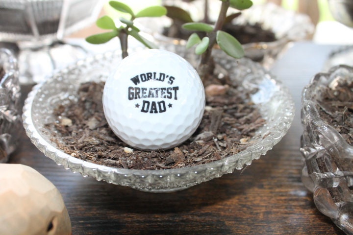 Worlds Greatest Dad Fathers Day Gift Set Wholesale bulk Custom Golf Balls Golfer Sport Printed Set Bulk Club Clubhouse