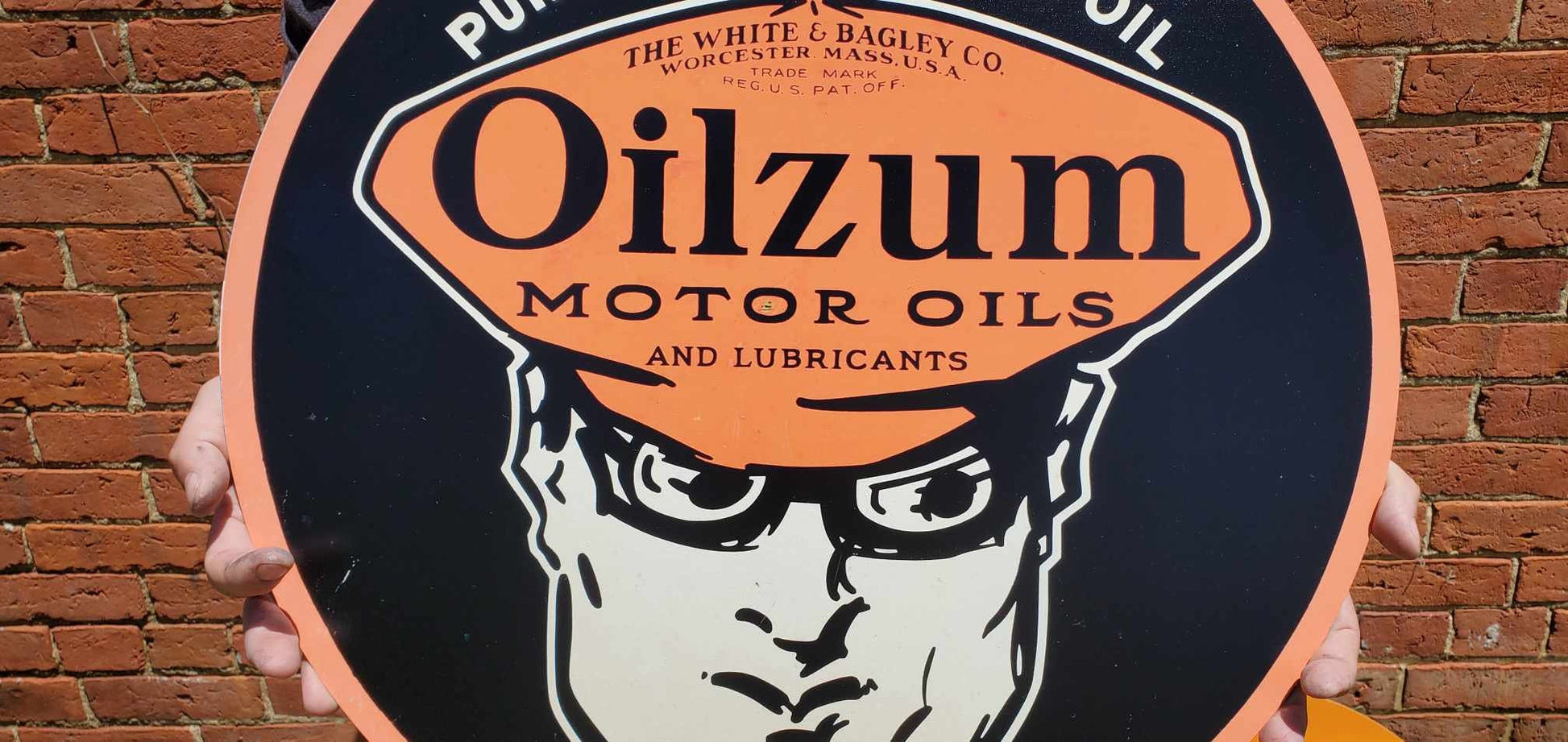 Oilzum oil Gas Station Metal sign Recreated Reproduction Man Cave Garage For Him Giftable Aluminum Memorabilia Classic Petrolina Petroleum