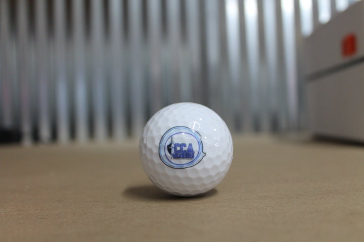 Christian Academy CCA Warriors School Logo Local Ohio Set Wholesale bulk Custom Golf Balls Golfer Sport Logo Printed Set Bulk Club Clubhouse