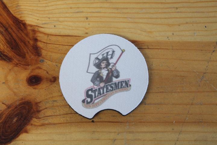 New Hope Christian Statesman Local School Logo Gift Set Wholesale bulk Car Coaster Sport Printed Set Bulk Club Clubhouse