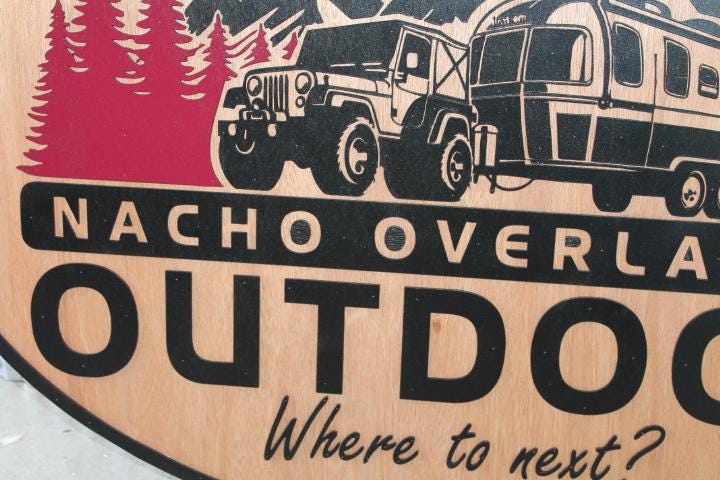 Where to next SUV Camper Travel Outdoors custom sign wood signage great for hanging large or small indoor or outdoor