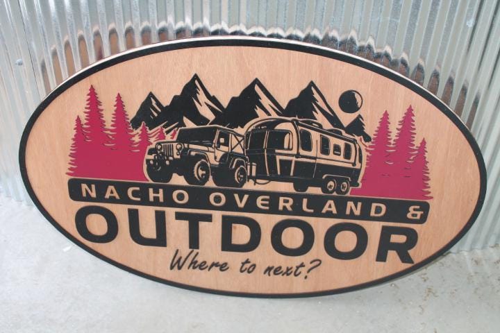 Where to next SUV Camper Travel Outdoors custom sign wood signage great for hanging large or small indoor or outdoor