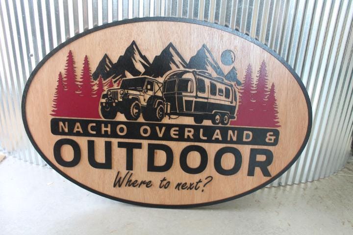 Where to next SUV Camper Travel Outdoors custom sign wood signage great for hanging large or small indoor or outdoor