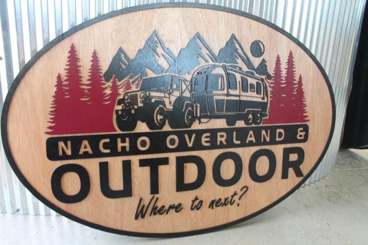 Where to next SUV Camper Travel Outdoors custom sign wood signage great for hanging large or small indoor or outdoor