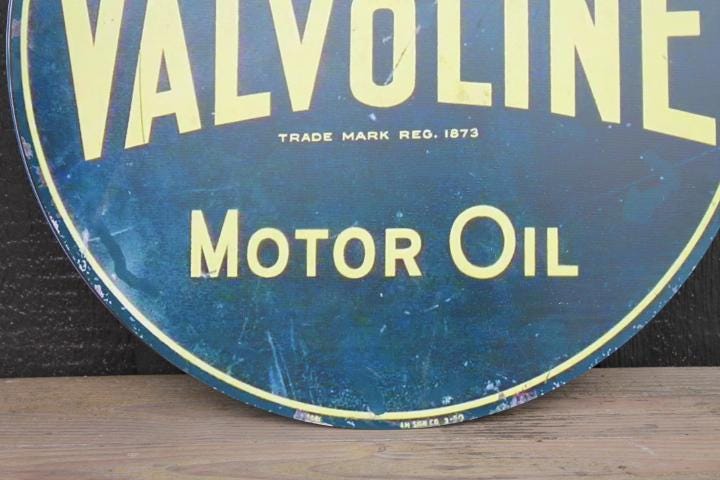 Valvoline Remake Reproduction Gas Metal Sign Printed Garage Outdoor Gift for Men Collector Motor Oil Car