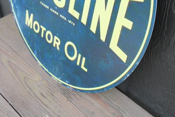 Valvoline Remake Reproduction Gas Metal Sign Printed Garage Outdoor Gift for Men Collector Motor Oil Car