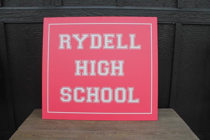 Custom High School Stadium Sign Sports Event District Outdoor Square Weatherproof PVC Smooth Sustainable Great for hanging Outdoors Fence