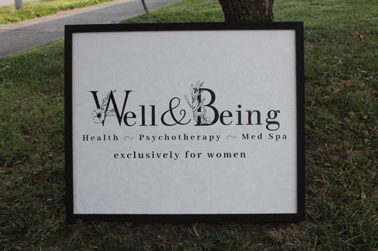 Custom Wood Sign Business Commerical Signage Wellness Women Spa Therapy Relax Print Image Framed Signage Color Logo Large Personalized Decor