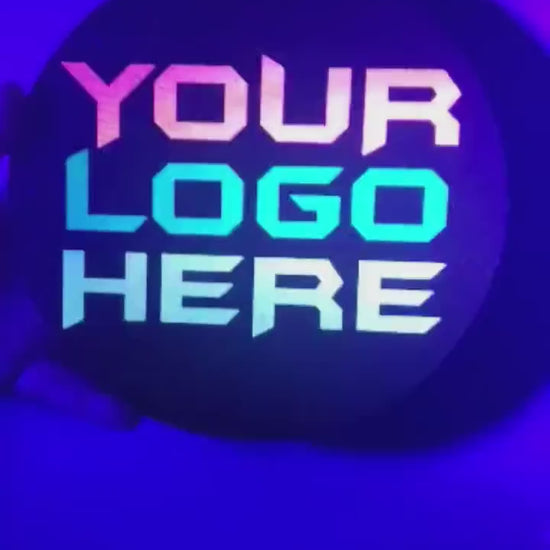 Laser Tag Putt Putt Golf Night Club Custom Personalized Black Light Sign UV Printed Fluorescent Glow Look Your Logo Image Wood Ultraviolet