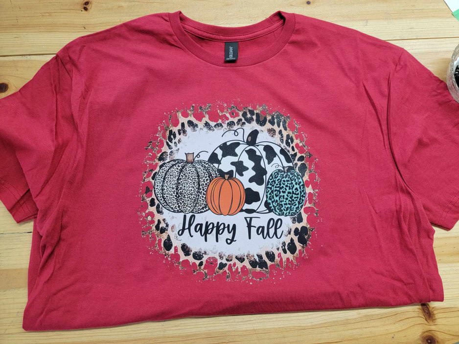 Happy Fall Assorted Pumpkins Shirt