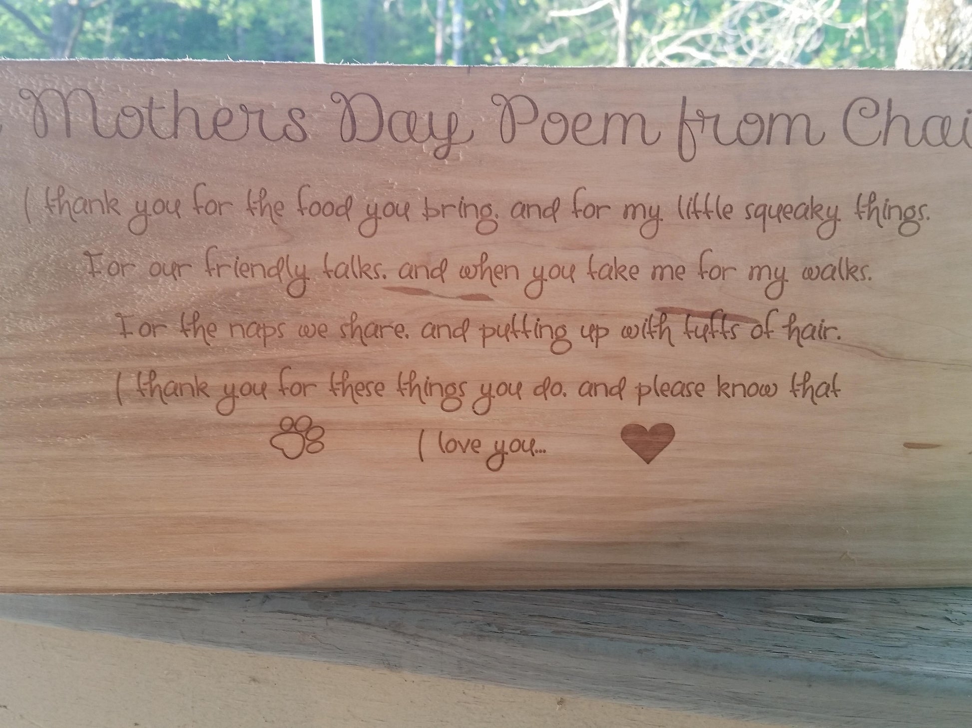 mothers day sign