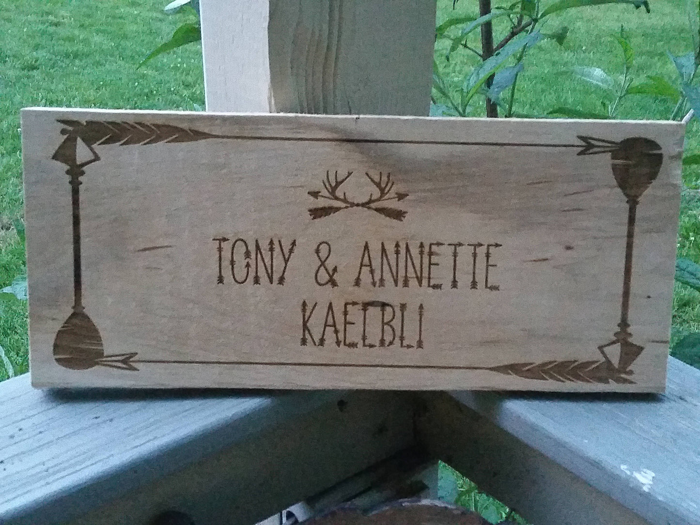 Personalized Wood Name Sign Wall Decor, Camper, Hunting, Arrow, Personalized Family Name Signs, Last Name Sign Family, Primitive, Custom