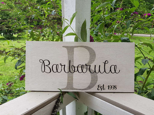Family Name Sign, Last Name Gift, Large Sign, Personalized Sign, Reclaimed Barn Wood, Custom Sign, Wedding Gift, FootStepsinthePast