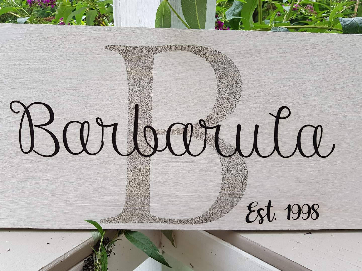 Family Name Sign, Last Name Gift, Large Sign, Personalized Sign, Reclaimed Barn Wood, Custom Sign, Wedding Gift, FootStepsinthePast