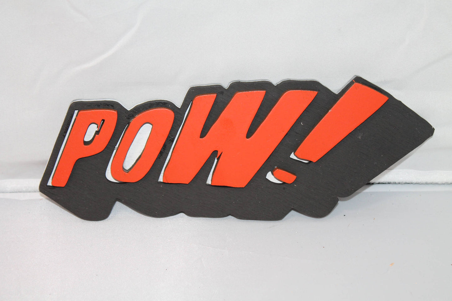 Pow !, Comic Book Word of Action, Sound Effect, Super Hero, Sign, Wooden Words, Laser Cut Out, Wood Cut Out,Footstepsinthepast
