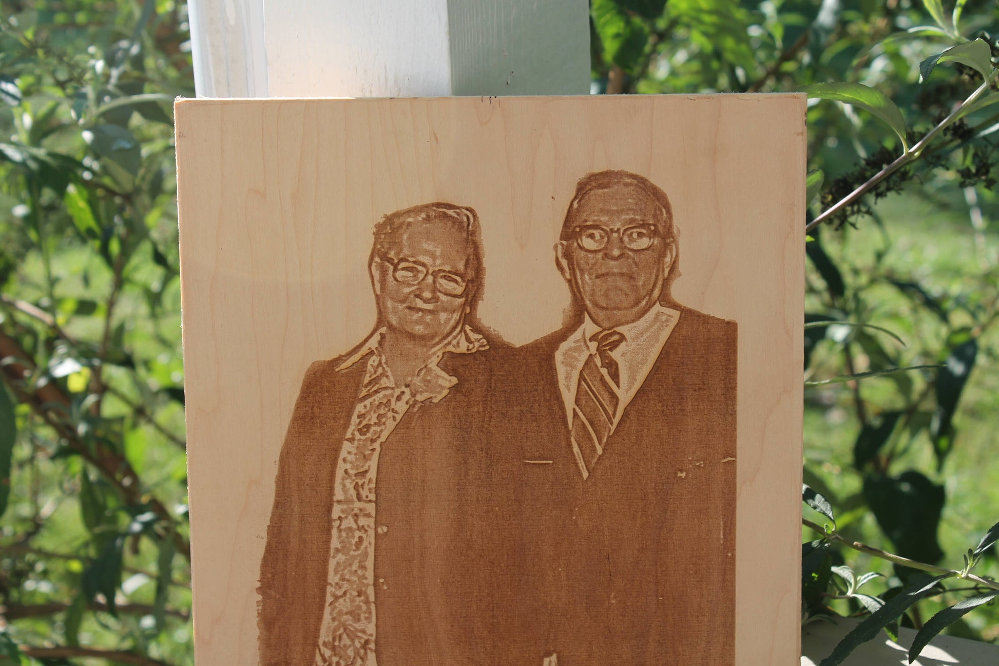 memorial | wooden signs, laser engraving