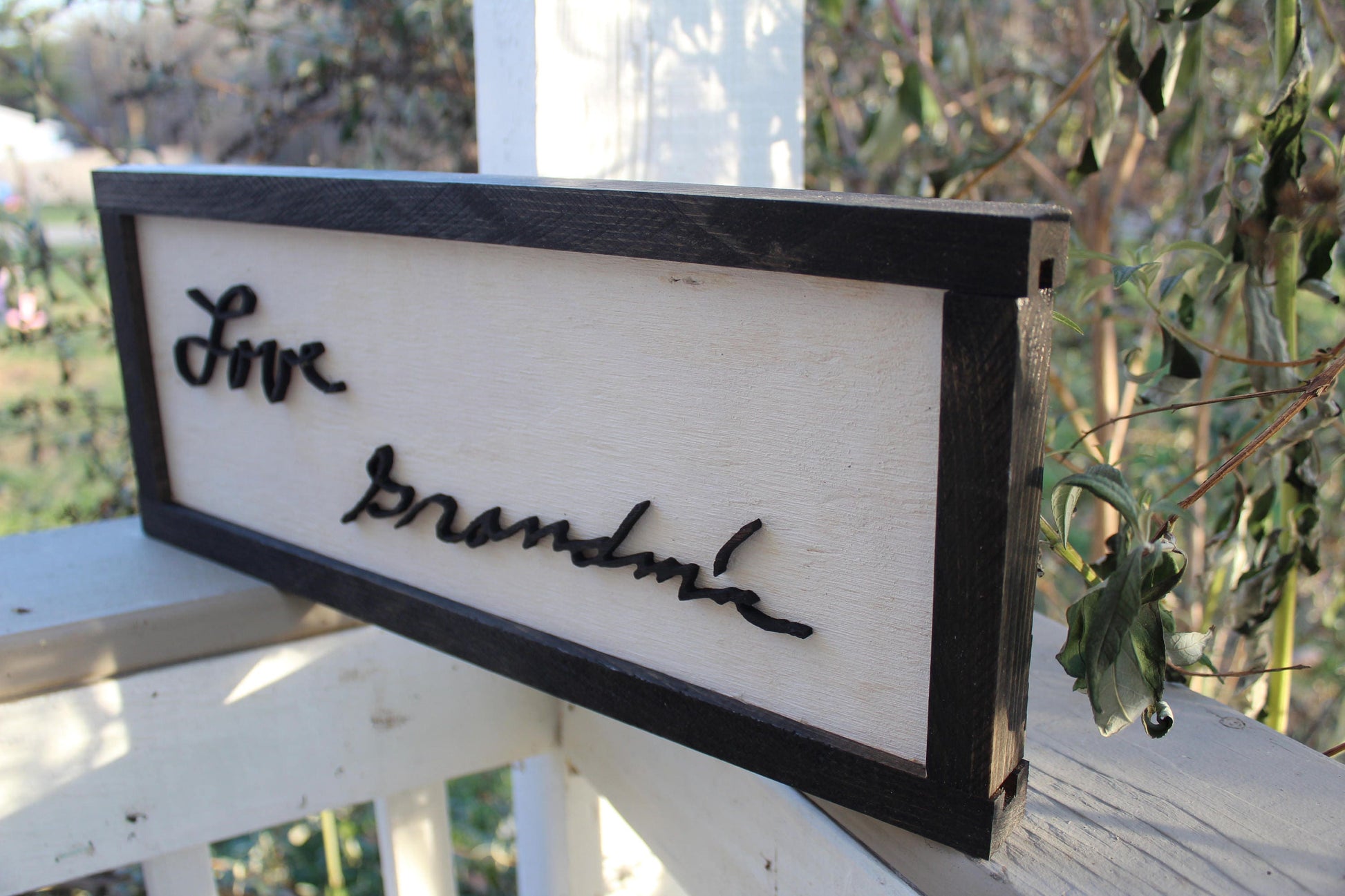 Handwriting your actual hand writing sign personalized wooden cut out custom very shabby chic rustic gift idea for her him mom and dad
