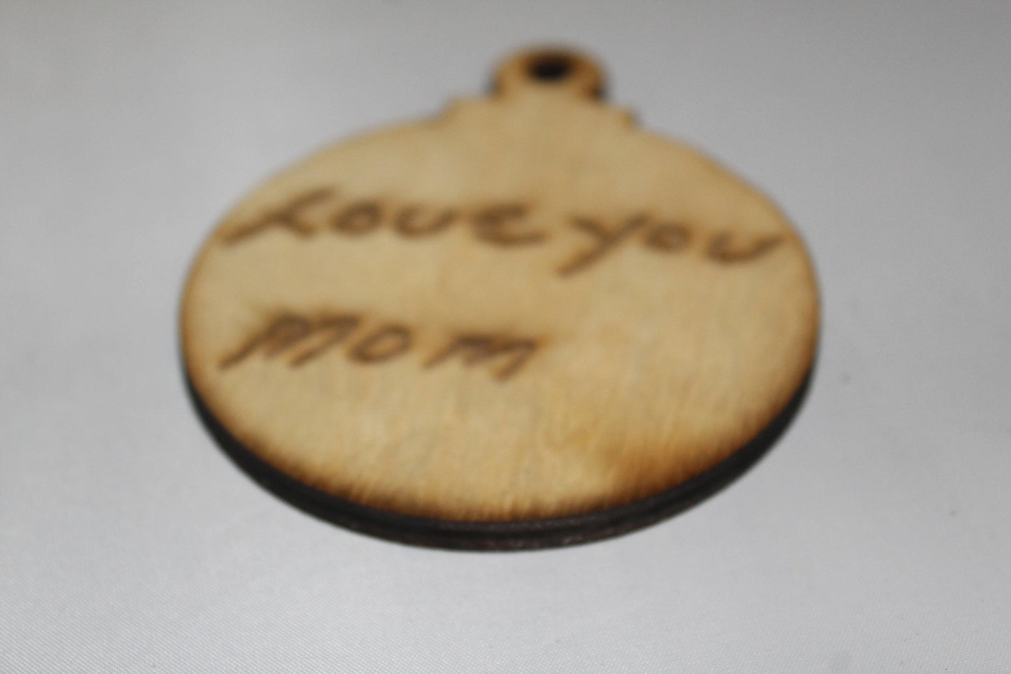 Your Hand Writing, Actual Handwriting, Double Sided, In Memory Of, Personalized Ornament, double sided  Actual Sketch, Wood Engraving