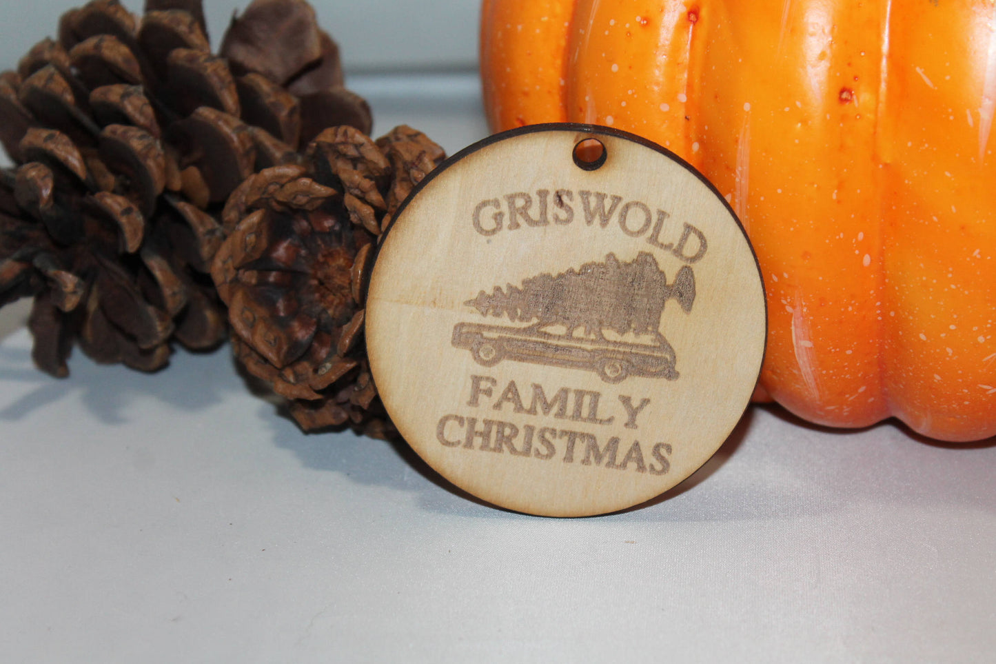 Griswold, Christmas Vacation, Christmas Ornament, Custom Ornament, Laser Engraved, Wood Cut Out, Footstepsinthepast