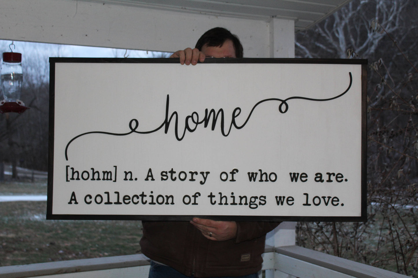 Home, Sign, Things we Love, Large Farm House Sign, 3D Letters, Not Painted, Large, Fire Place Sign, Shabby Chic, FootStepsinthePast