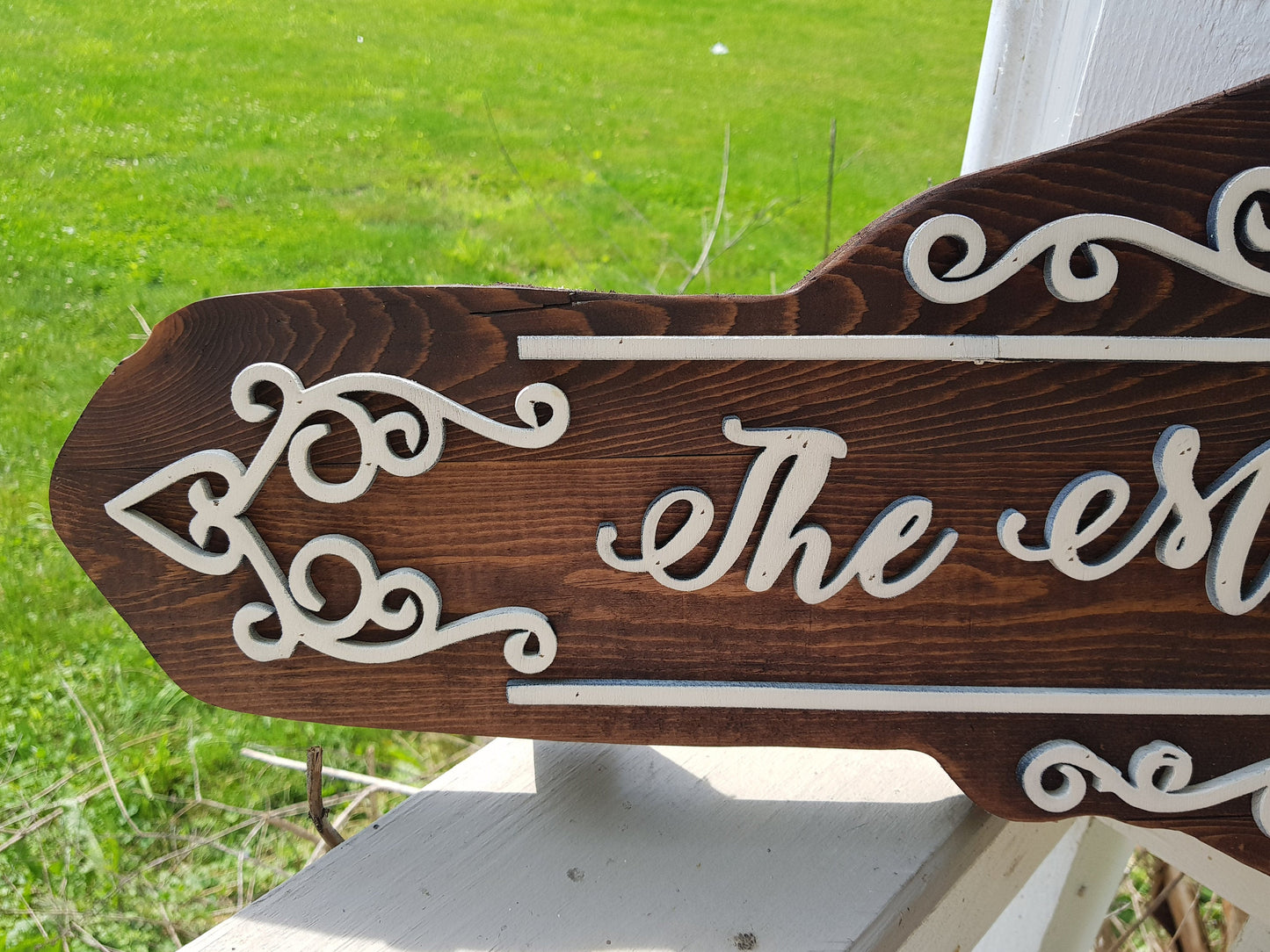 3D Last Name Raised Name Sign, Wooden, Wood, Established Sign, Last Name Sign, Large, Custom, Outdoor, Wedding Gift, 3D, Custom, Personalize