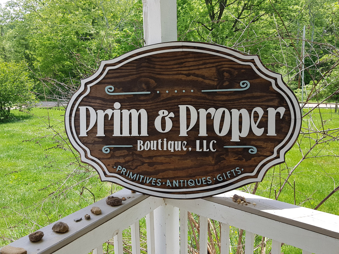 large wood sign, Business Sign, Oval, 3D, Custom, Antique Store, Indoor, Outdoor, Small Business Laser Cut, Wood, Sign, farmhouse wooden