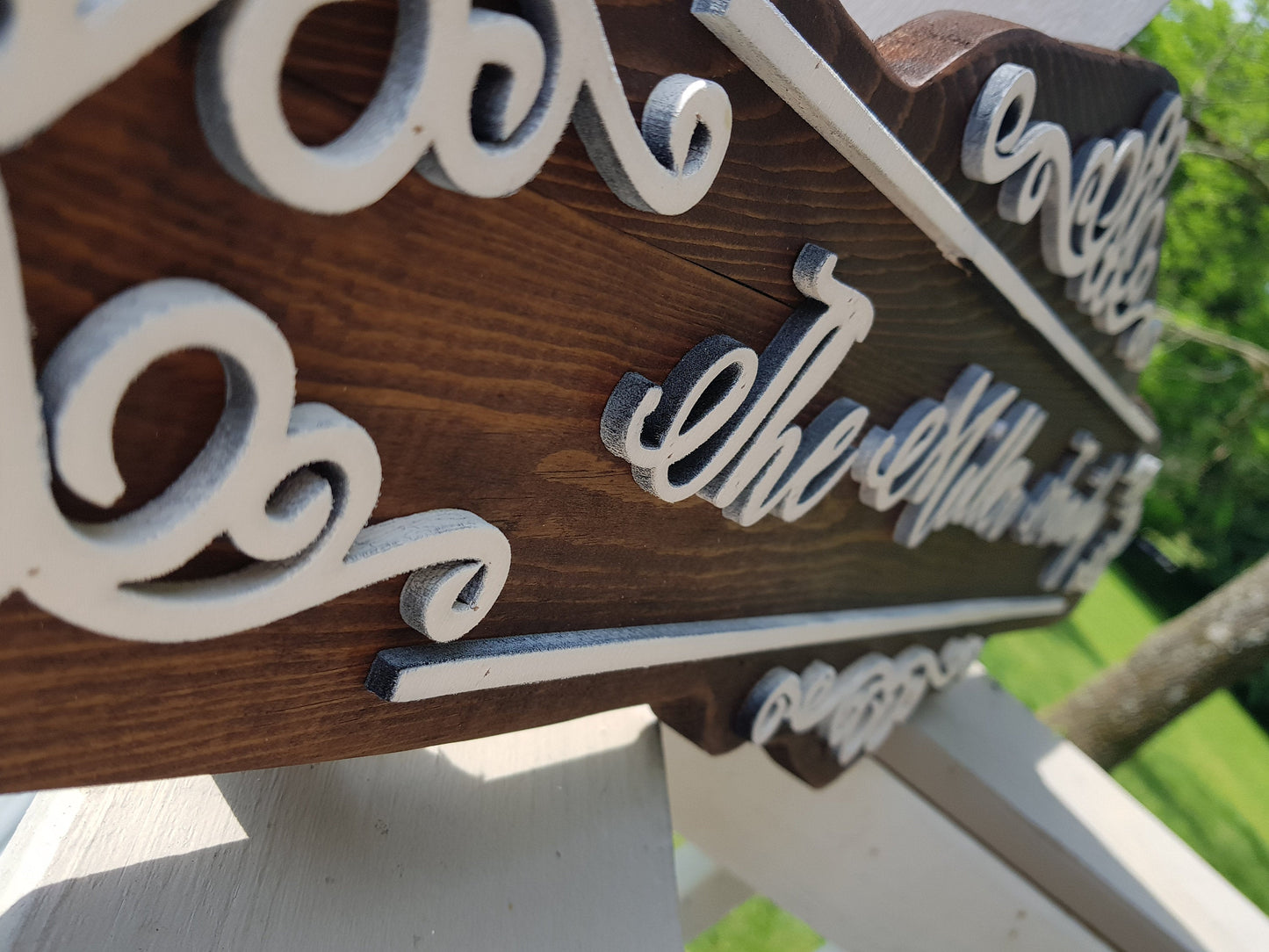 Raised Name Sign, Wooden, Wood, Established Sign, Last Name Sign, Large, Custom, Outdoor, Wedding Gift, 3D, Custom, Personalize