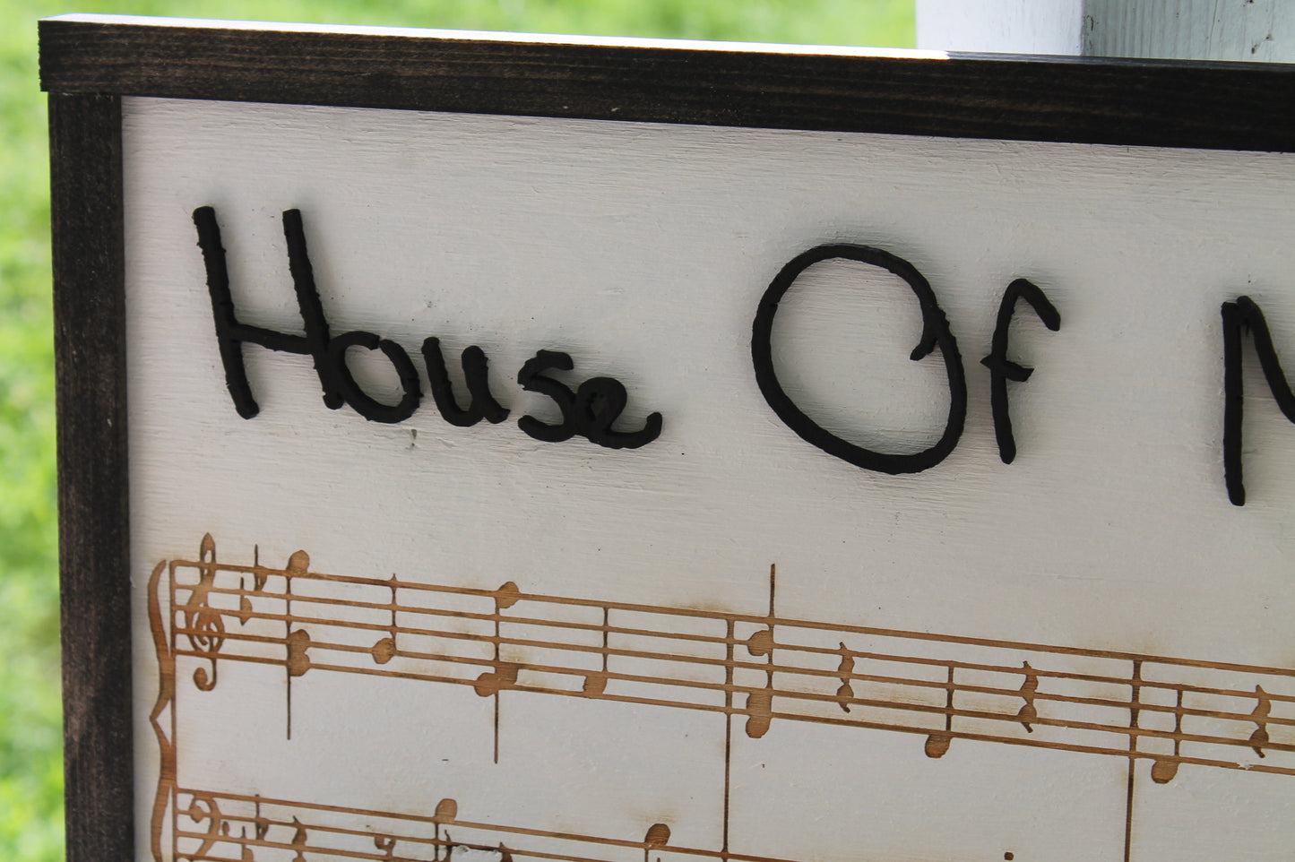 Your Handwriting, Actual Hand Writing Sign, Music Sign, Your Favorite Song, Music, Custom, 3D, Engraved. Wood Sign, Personalize