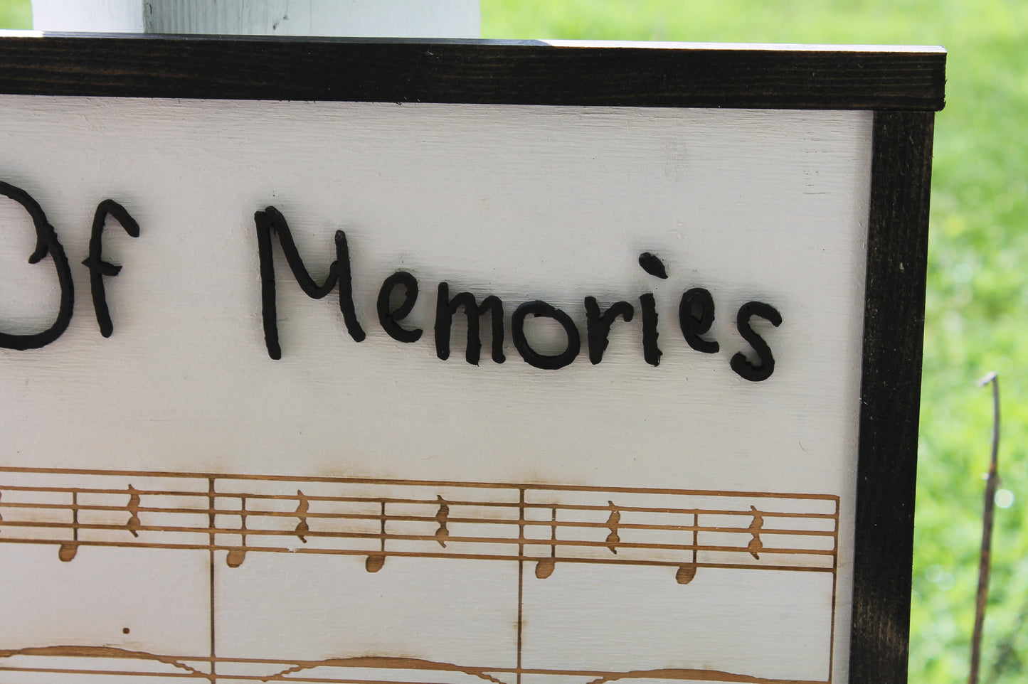 Your Handwriting, Actual Hand Writing Sign, Music Sign, Your Favorite Song, Music, Custom, 3D, Engraved. Wood Sign, Personalize