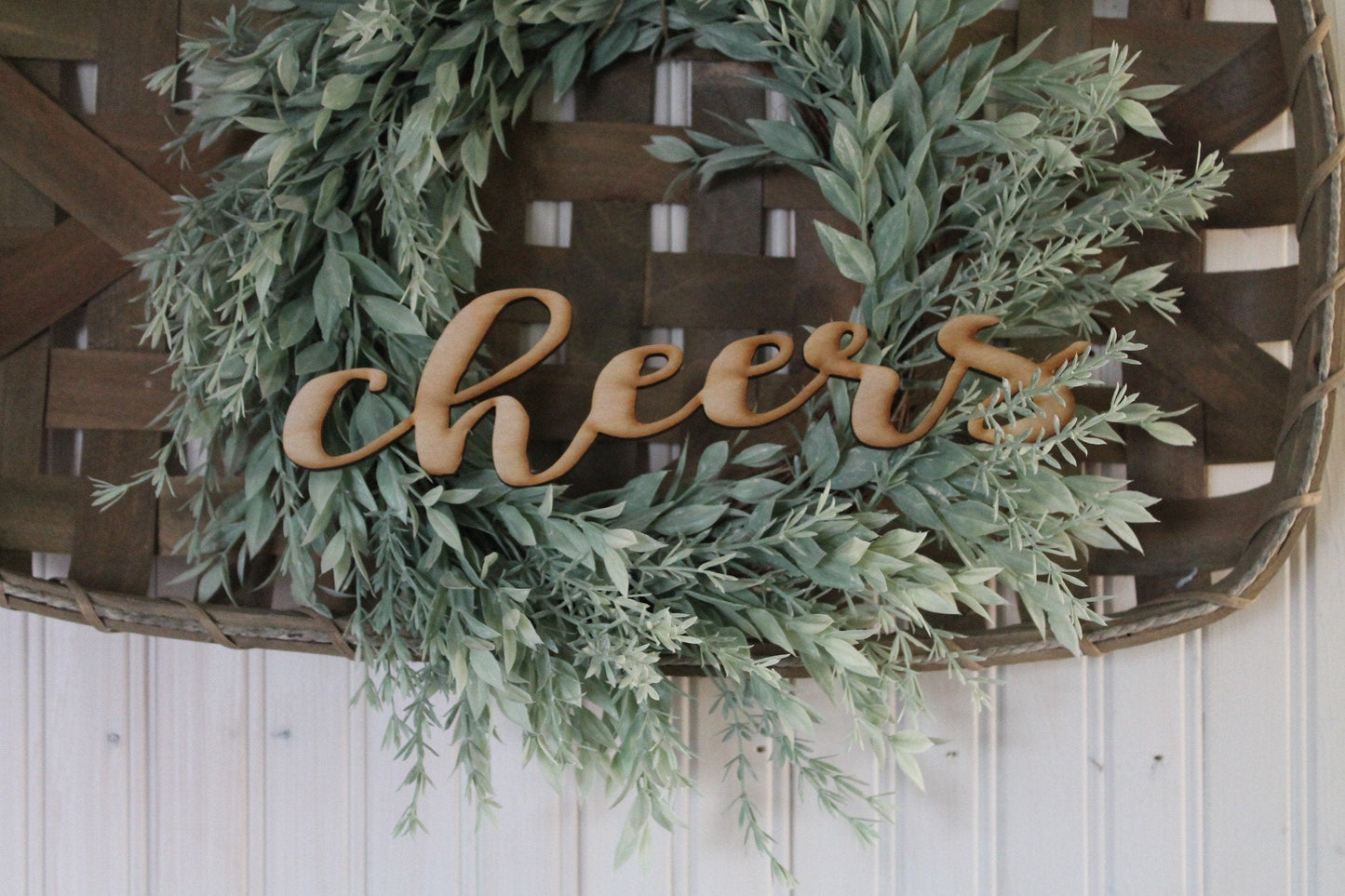 Cheers, Laser Cut Out, Cheers Sign, Cheers Cutout, Cheers DIY,  Christmas, Wood Word, Craft, Laser Cut Wood Word, Wooden, Decor, Birch